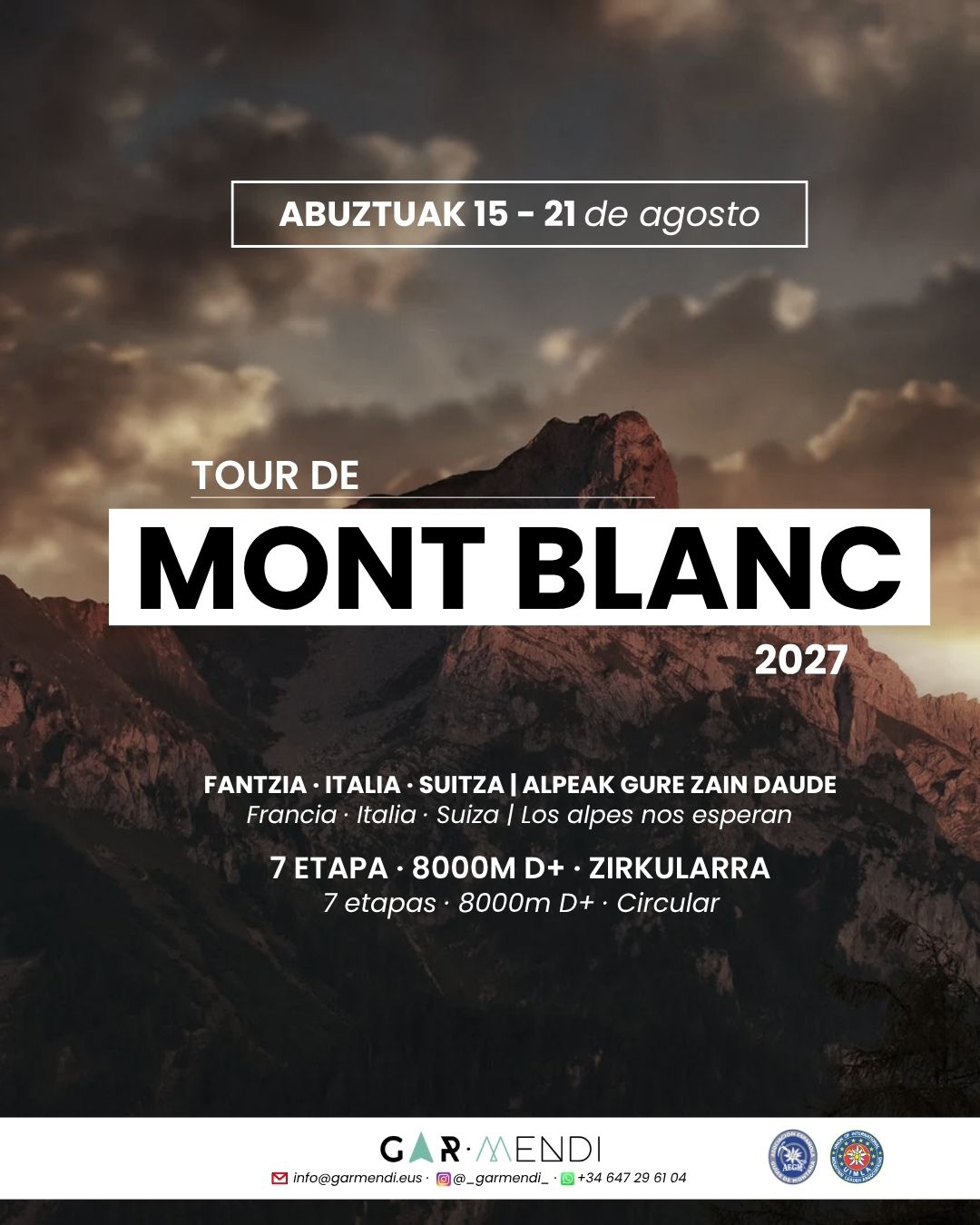 Tour du Mont Blanc 2027